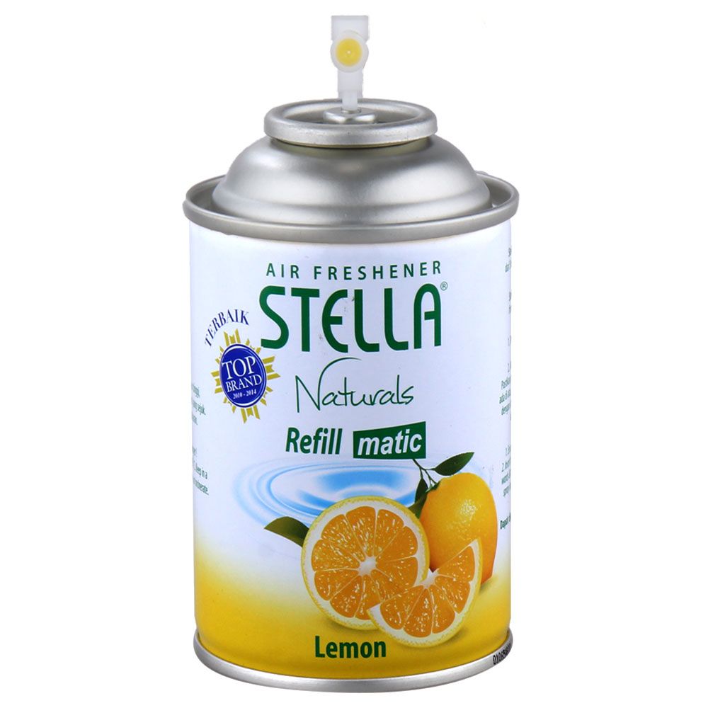 Stella Air Freshener Matic Reff Lemon Klg 225ml - 3