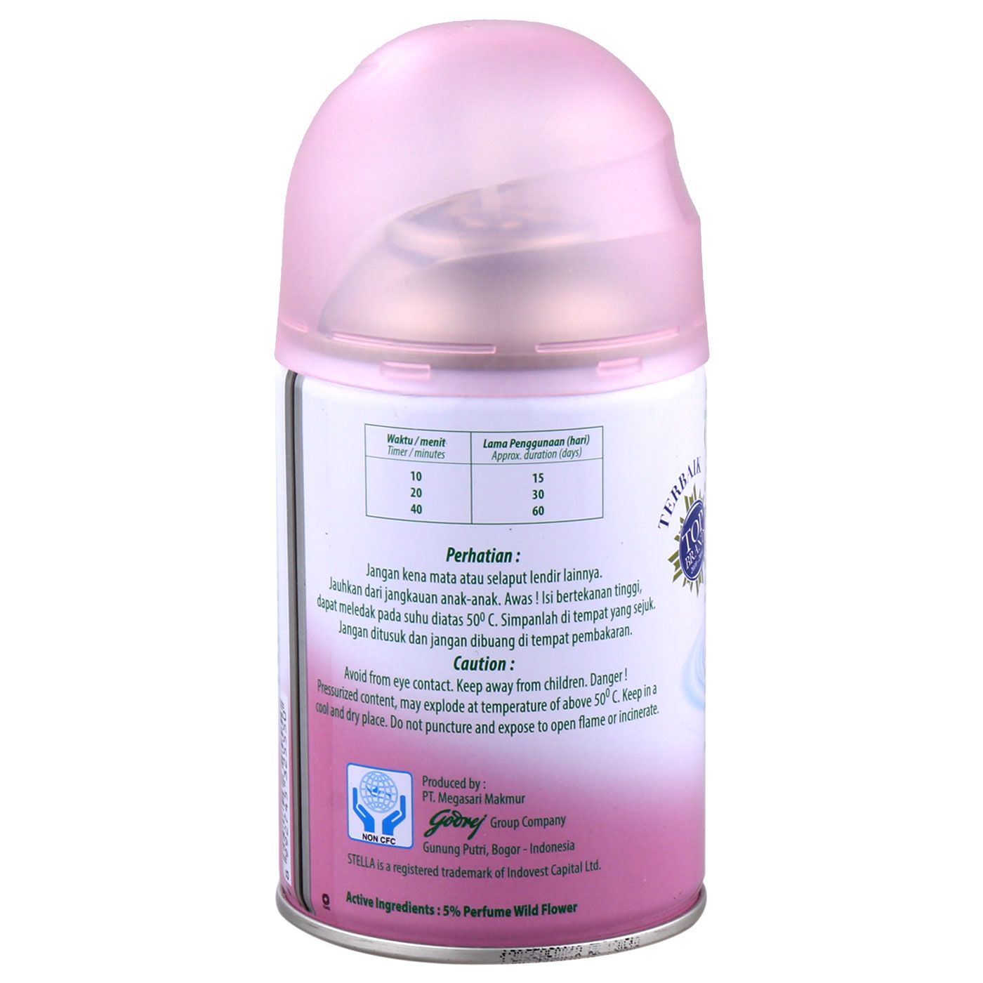 Stella Air Freshener Matic Reff Wild Flower Klg 225ml - 2