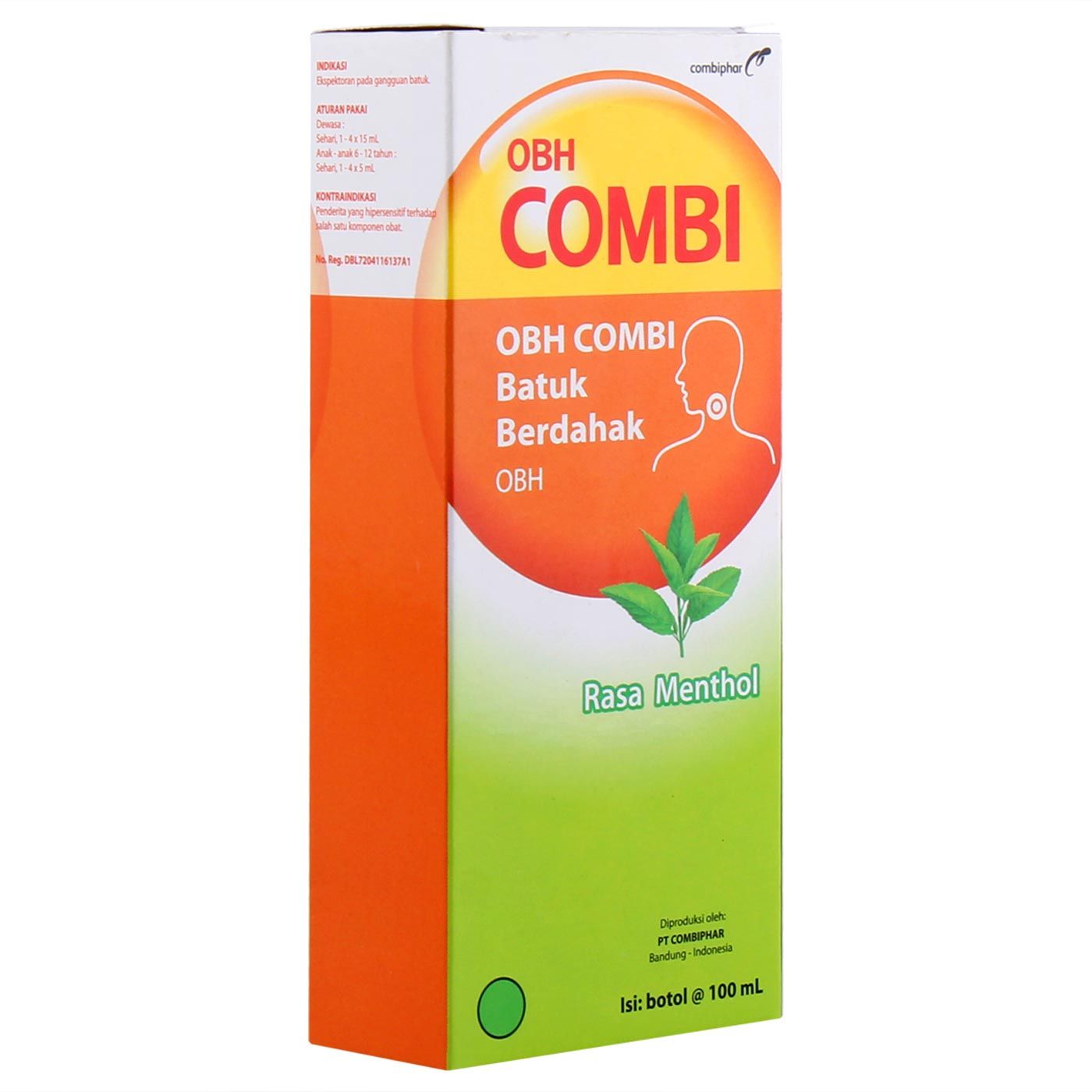 OBH Combi Obat Batuk Berdahak Menthol Btl 100mL - 4