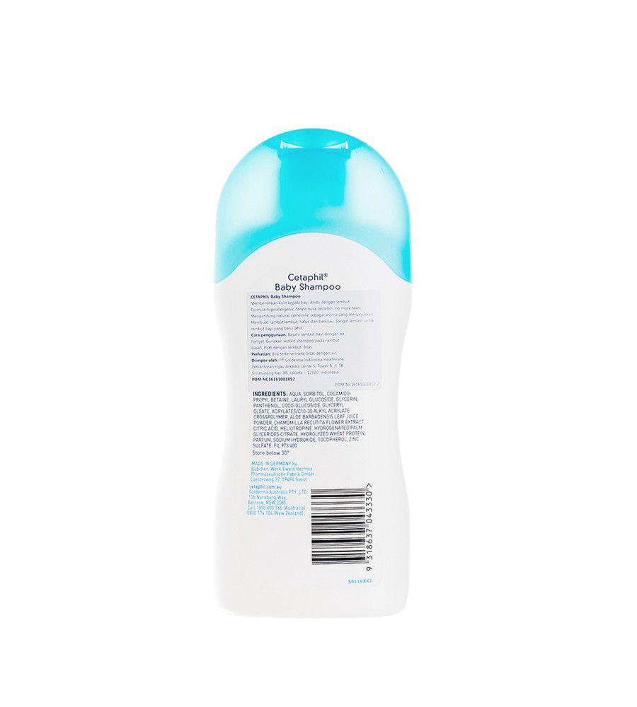 Cetaphil Baby Shampoo 200ml Shampo untuk Perawatan Kulit Kepala Bayi - 2