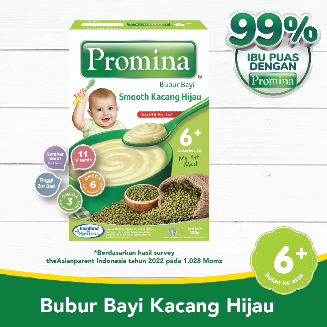 PROMINA BC SMOOTH KACANG HIJAU BOX 120 gr X 1 PCS - 1