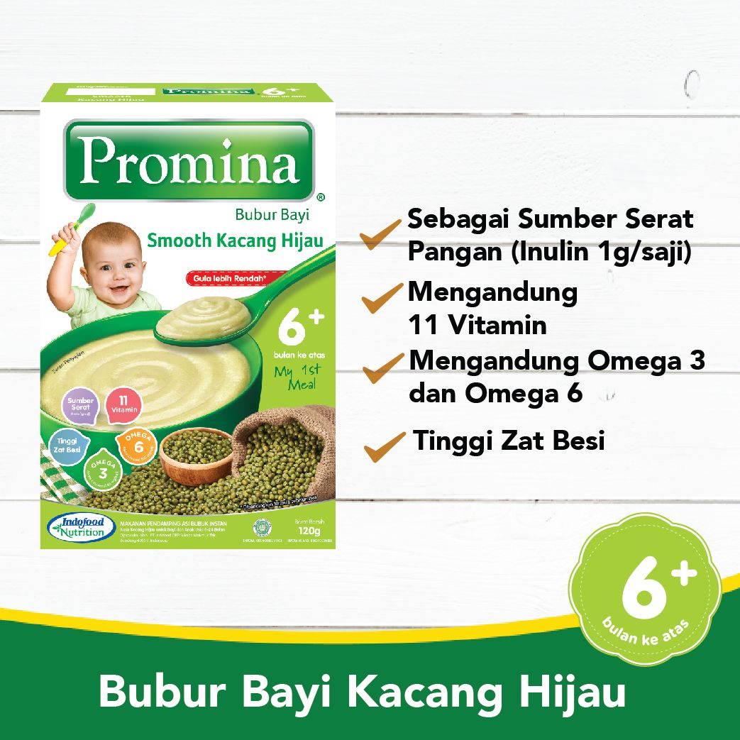 PROMINA BC SMOOTH KACANG HIJAU BOX 120 gr X 1 PCS - 3