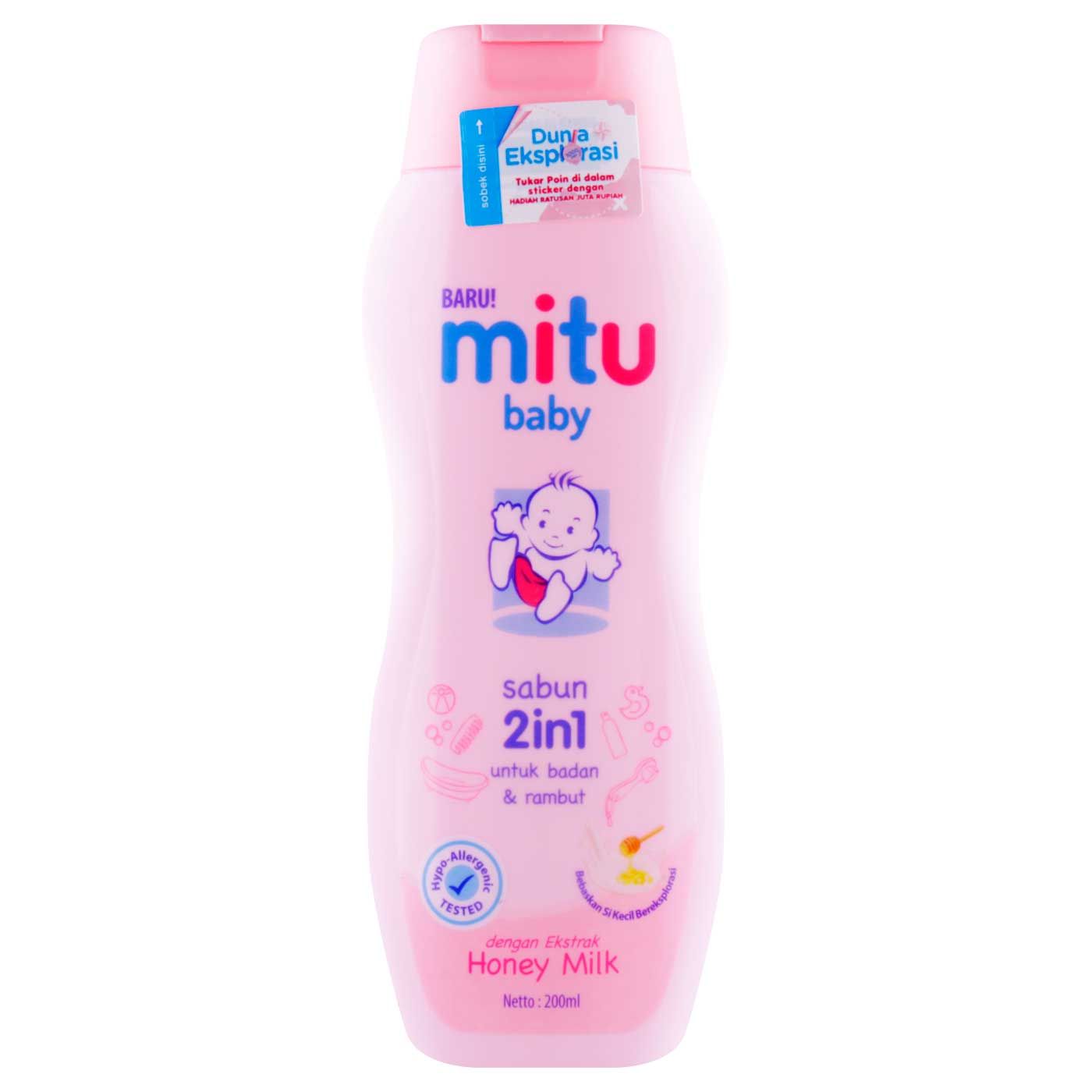 Mitu Baby Sabun Mandi 2in1 Btl 200ml - 2