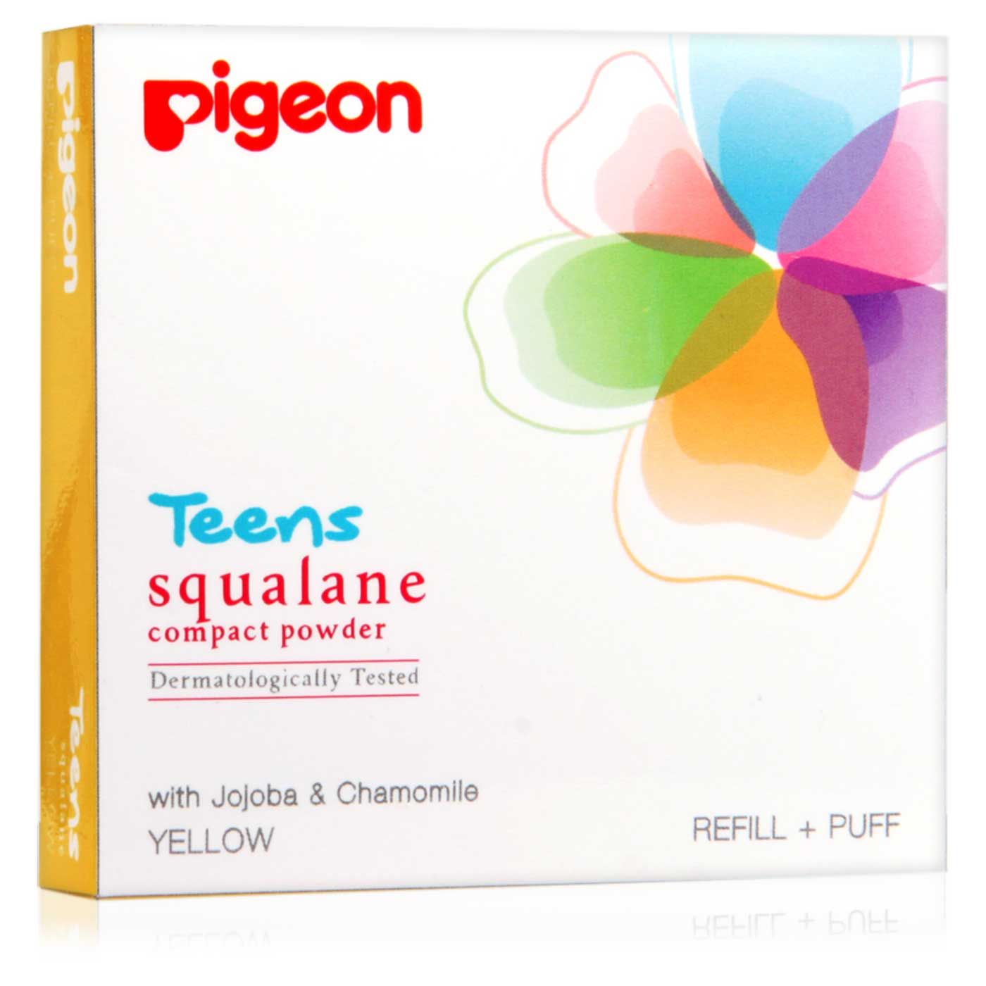 Pigeon Refill Compact Powder Squalane Yellow (14g) - 2