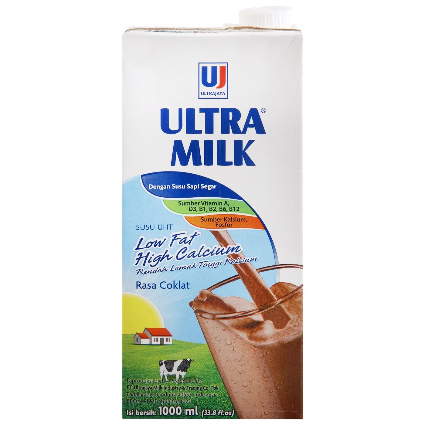 Ultra Susu Low Fat Hi-Calcium Chocolate (1000mL) - 1