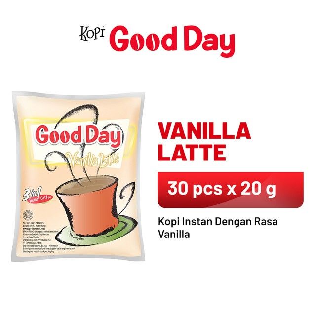 Good Day Kopi Vanilla Latte Bag 30x20g - 1