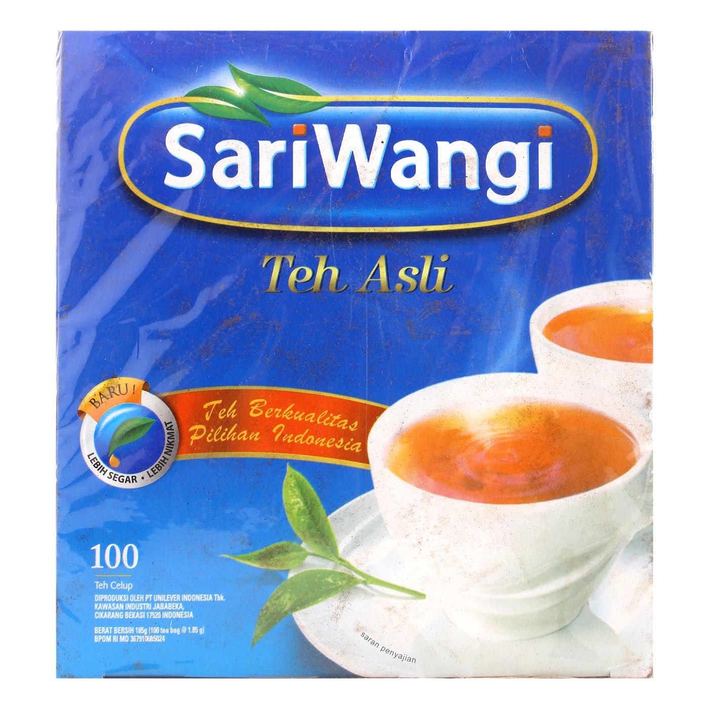 Sariwangi Tea Bag Asli Box 100x1.85g - 1