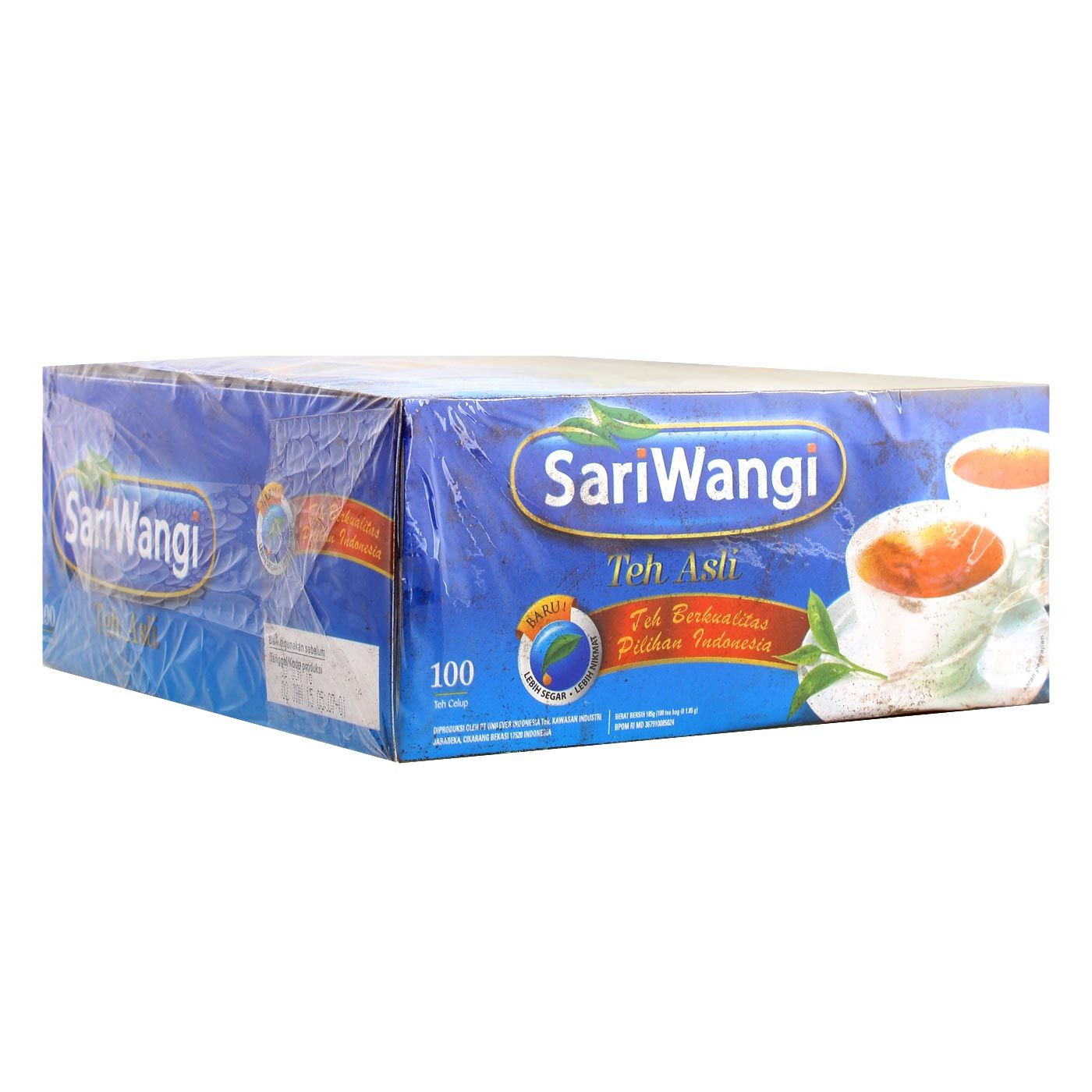 Sariwangi Tea Bag Asli Box 100x1.85g - 2