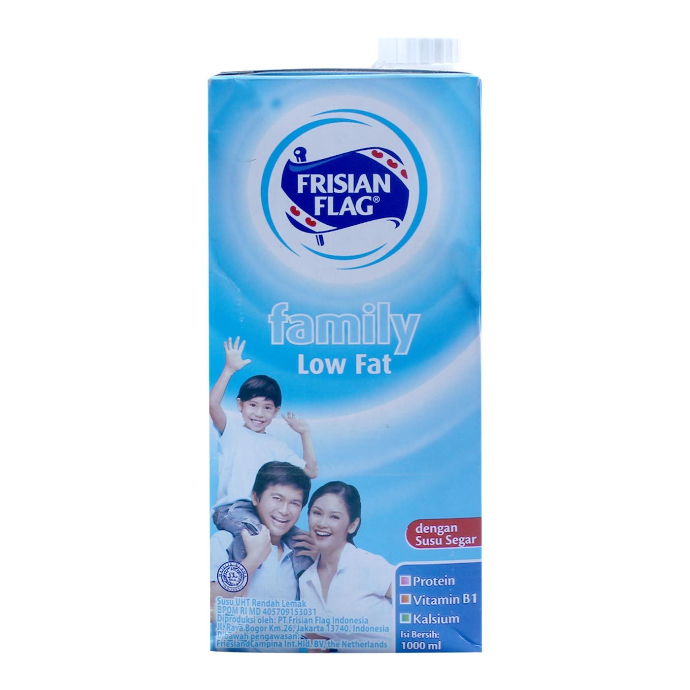 Frisian Flag Family Susu UHT Low Fat Tpk (900mL) - 1