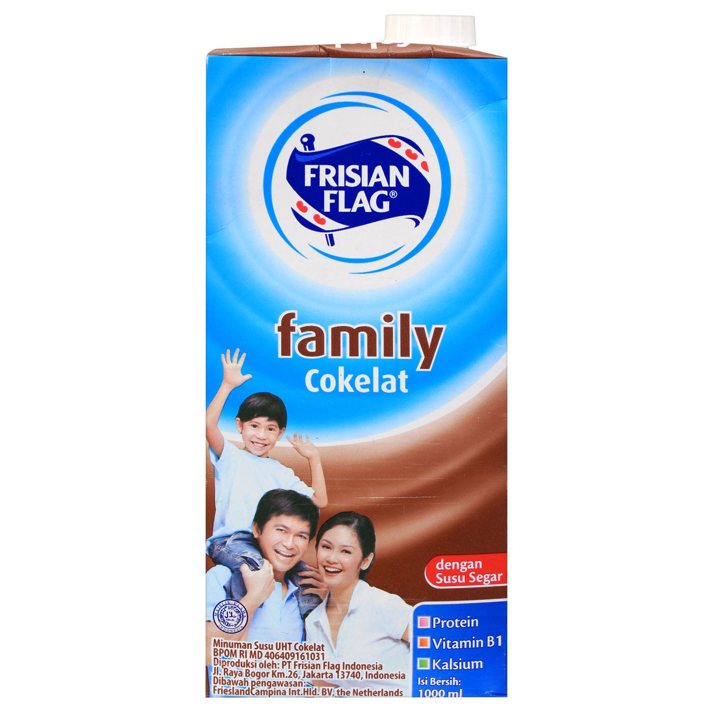 Frisian Flag Family Susu UHT Coklat Tpk (900mL) - 1