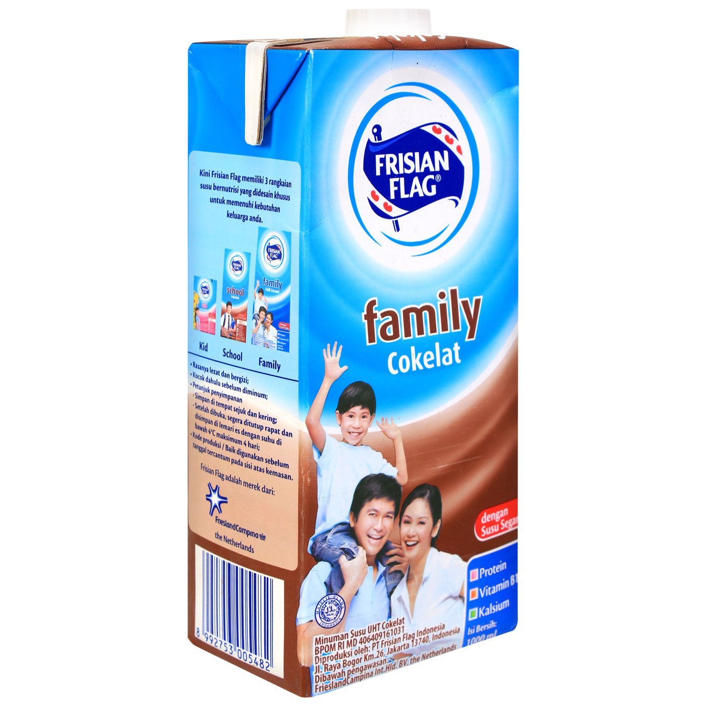 Frisian Flag Family Susu UHT Coklat Tpk (900mL) - 2