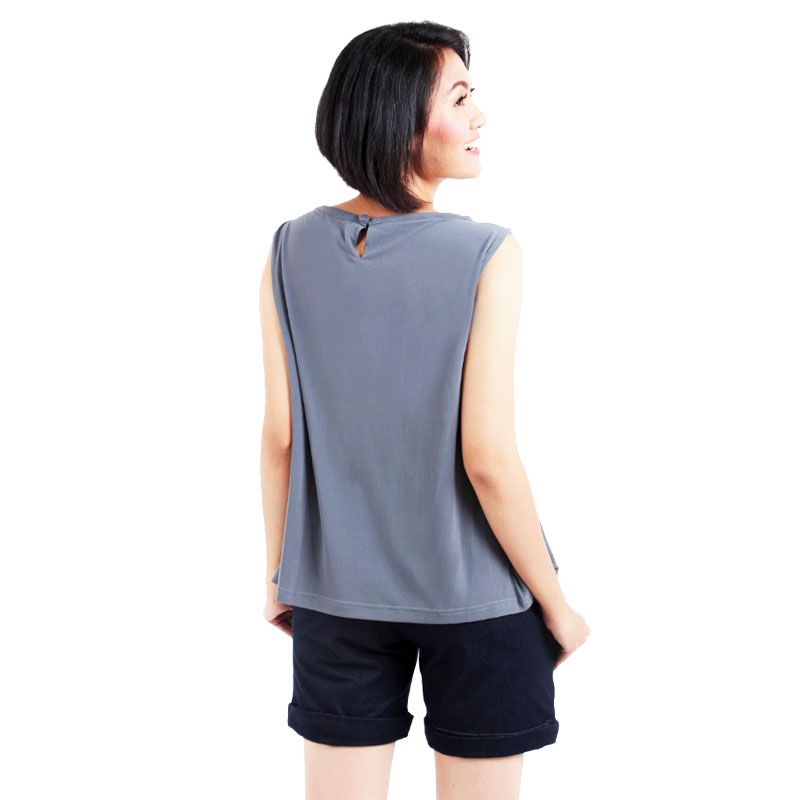 Matroishka Minima Layered Tank Jersey Grey-L - 3