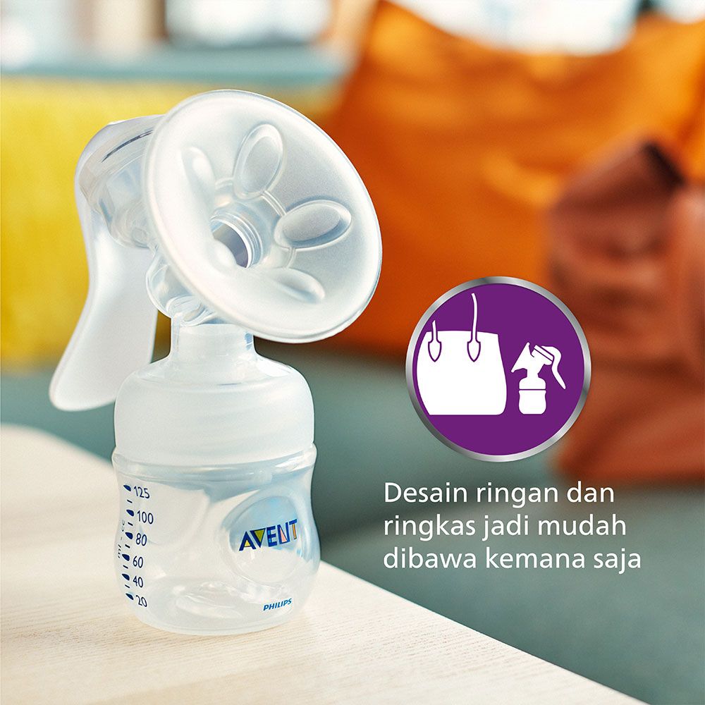 Philips Avent Comfort Manual Breast Pump Putih SCF330/20 Pompa ASI - 5