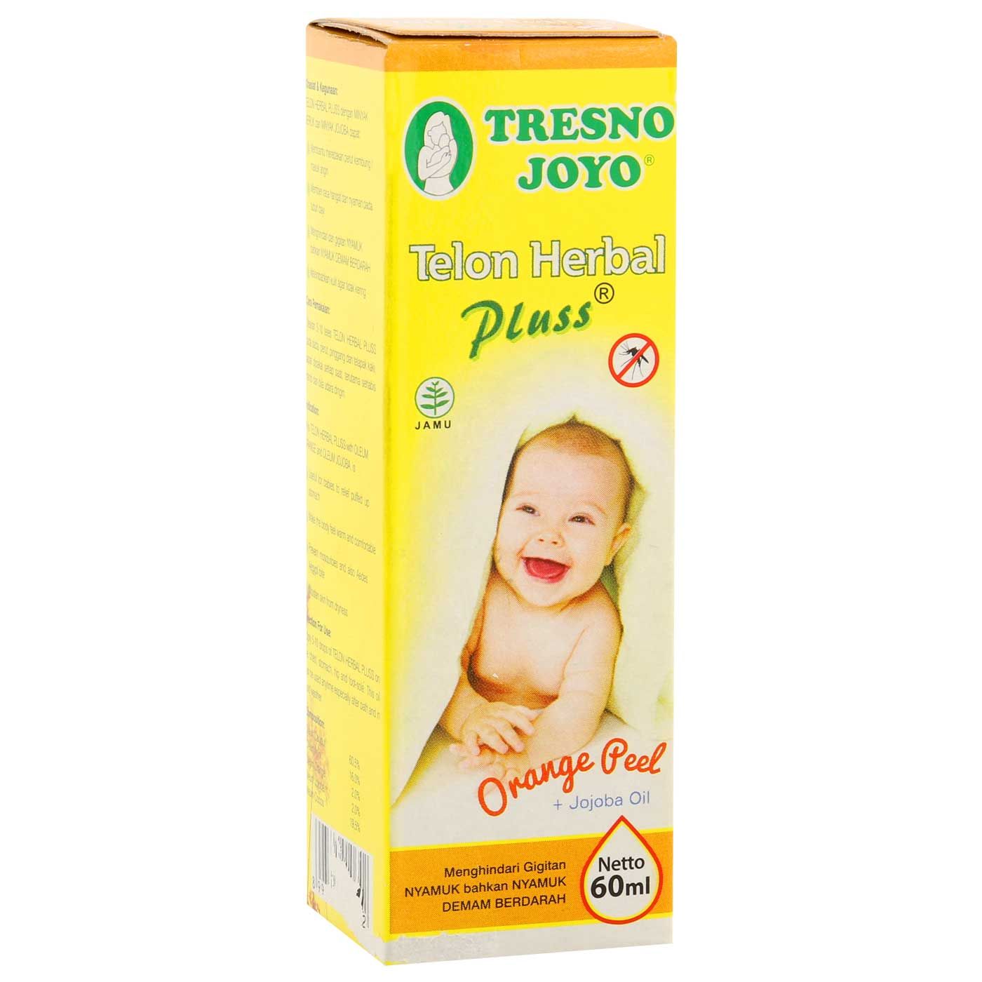 Tresno Joyo Minyak Telon Herbal Plus Orange 60ml - 4