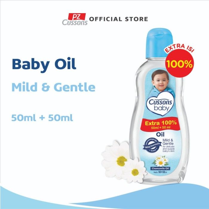 Cussons Baby Oil Mild & Gentle 50ml + 50ml - 1