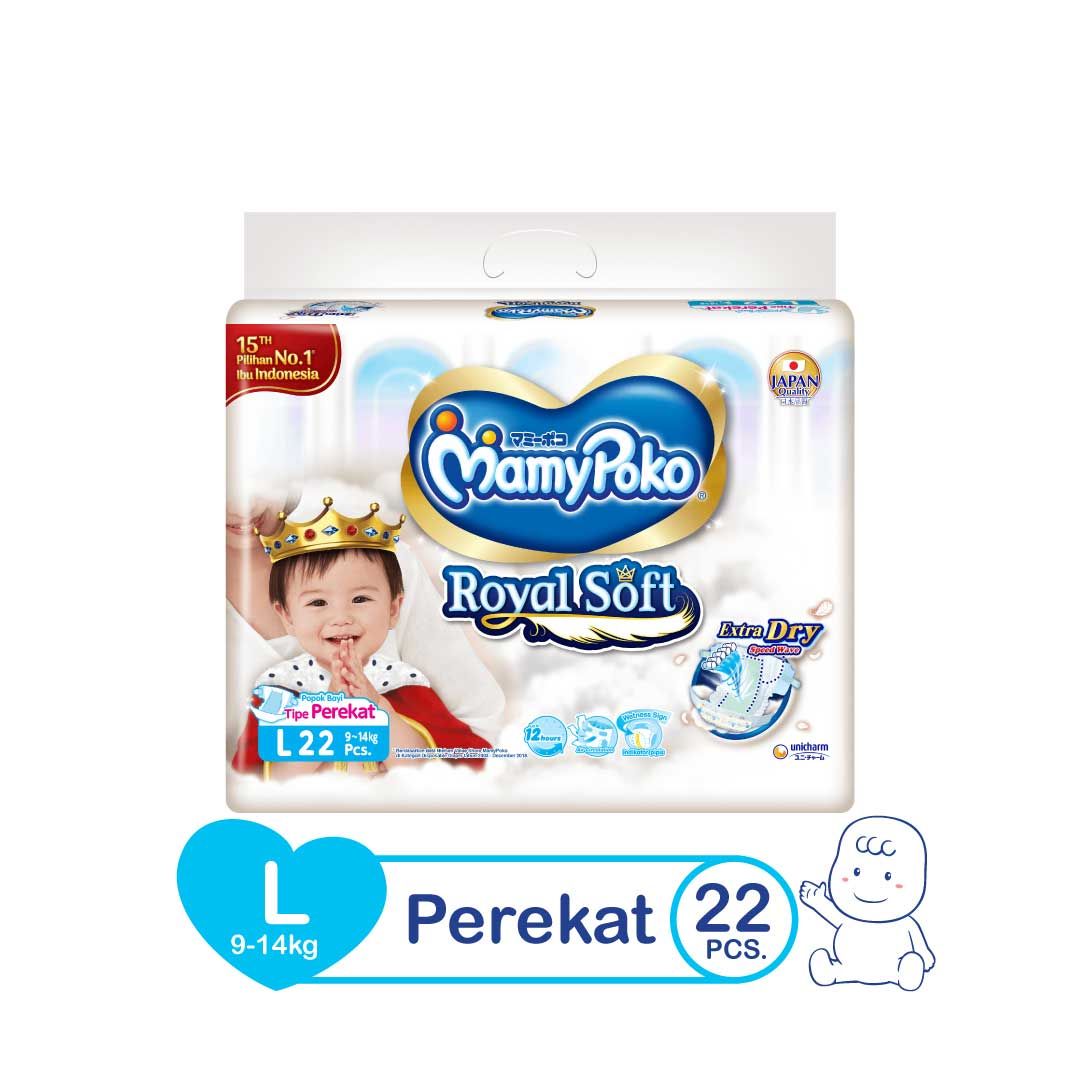 MamyPoko Tape Royal Soft L 22 - 1