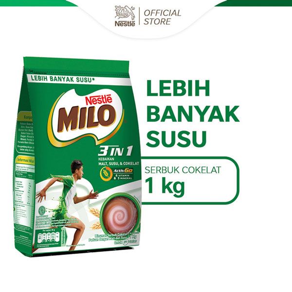 MILO ACTIV-GO 3 IN 1 Pouch 1 Kg - 1