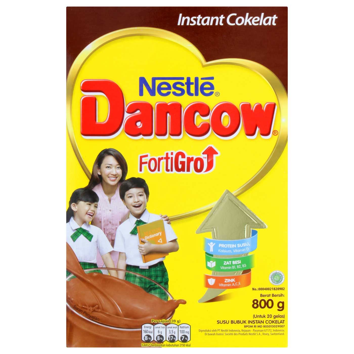 Dancow Coklat Enriched Fortigo BIB 800g - 1