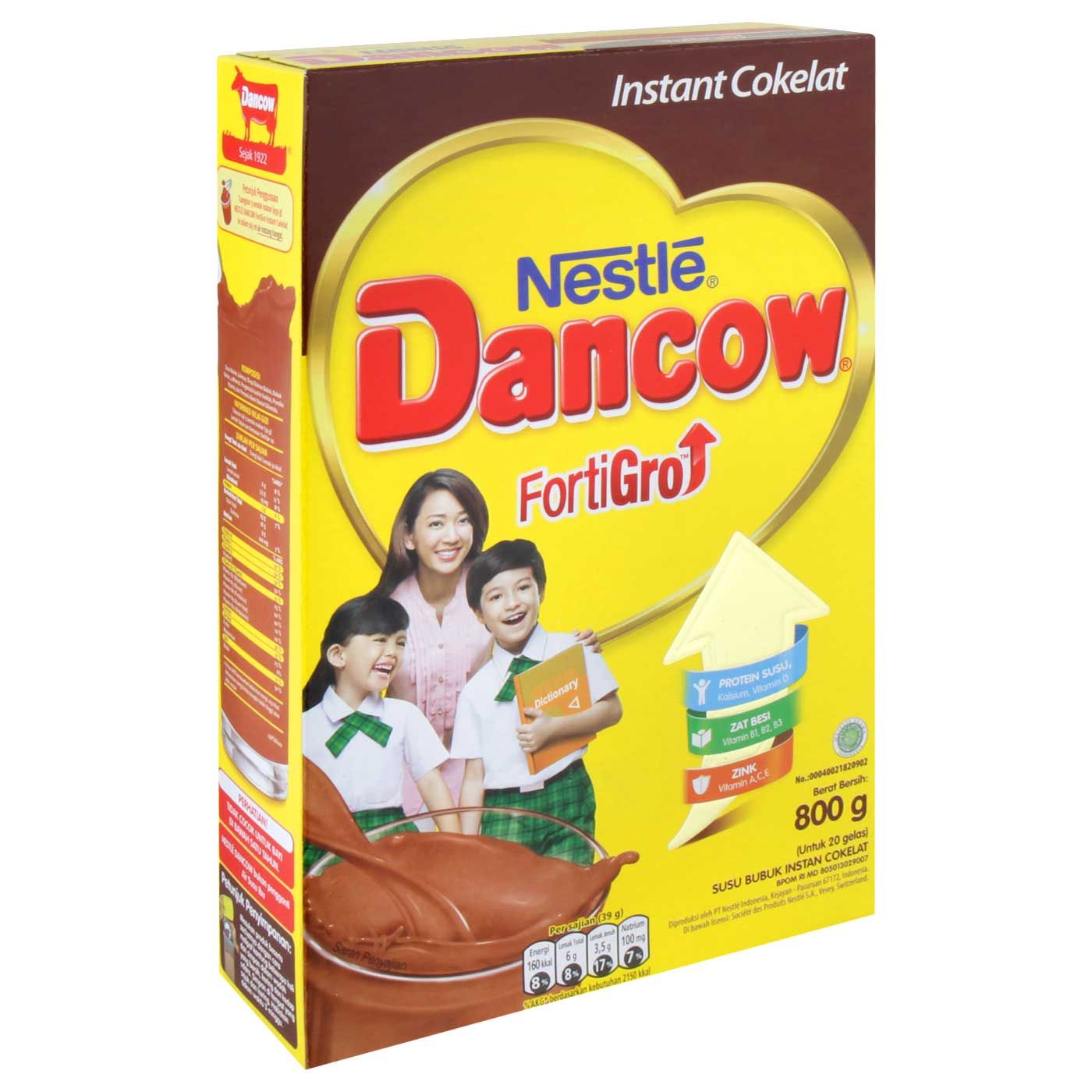 Dancow Coklat Enriched Fortigo BIB 800g - 2