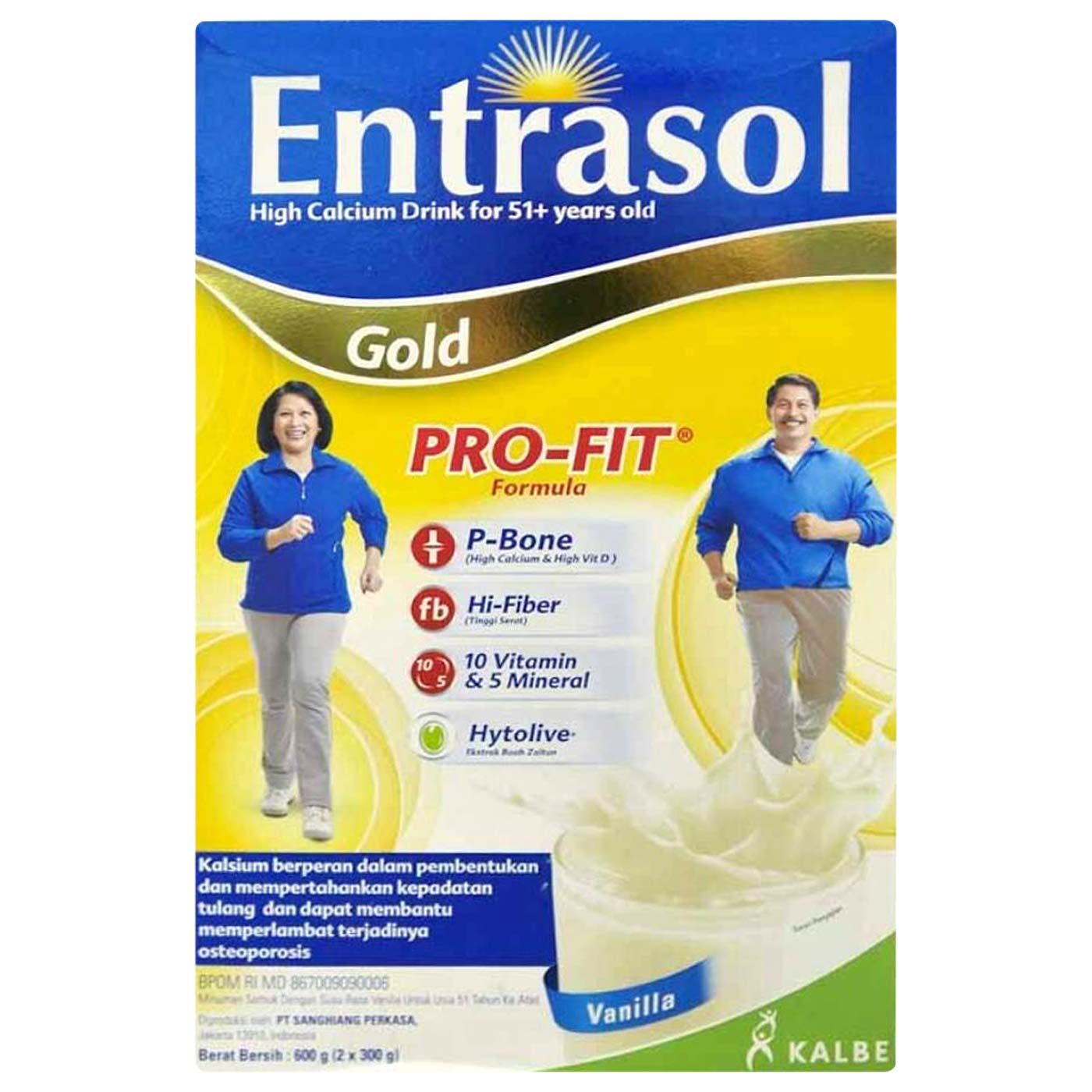 Entrasol Gold Vanila 600 Gr - 1