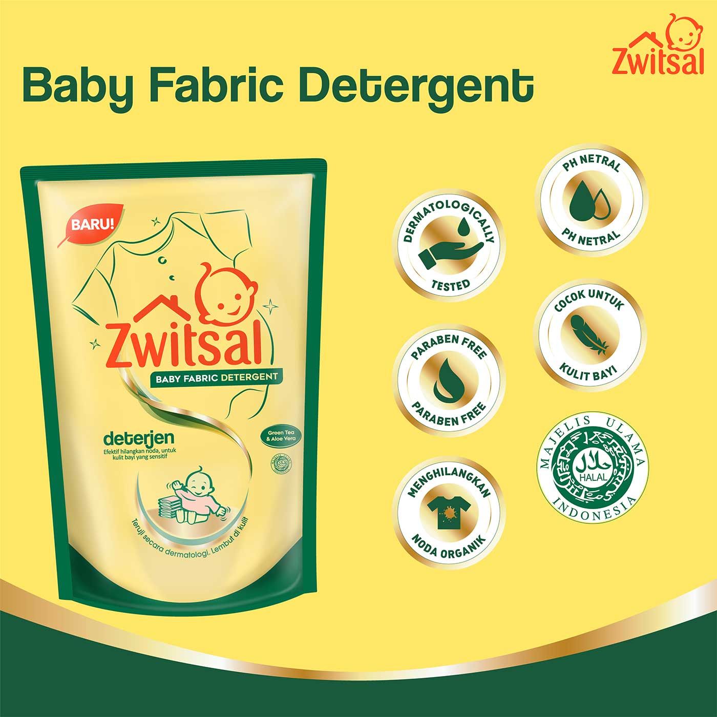 Zwitsal Baby Fabric Detergent 750ml - 5