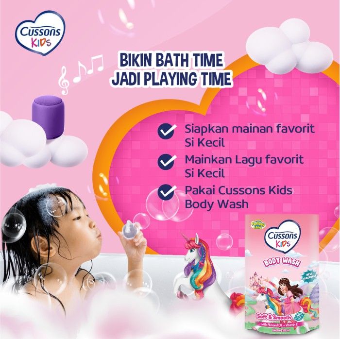 Cussons Kids Body Wash Unicorn Soft & Smooth 280ml - 4