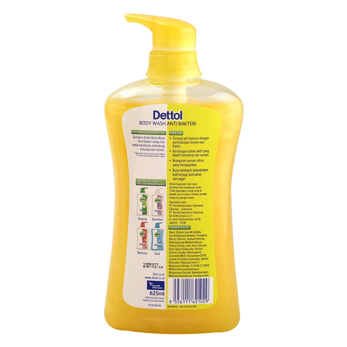 Dettol Sabun Mandi Cair Fresh-Pump-625ml-Body Wash - 2