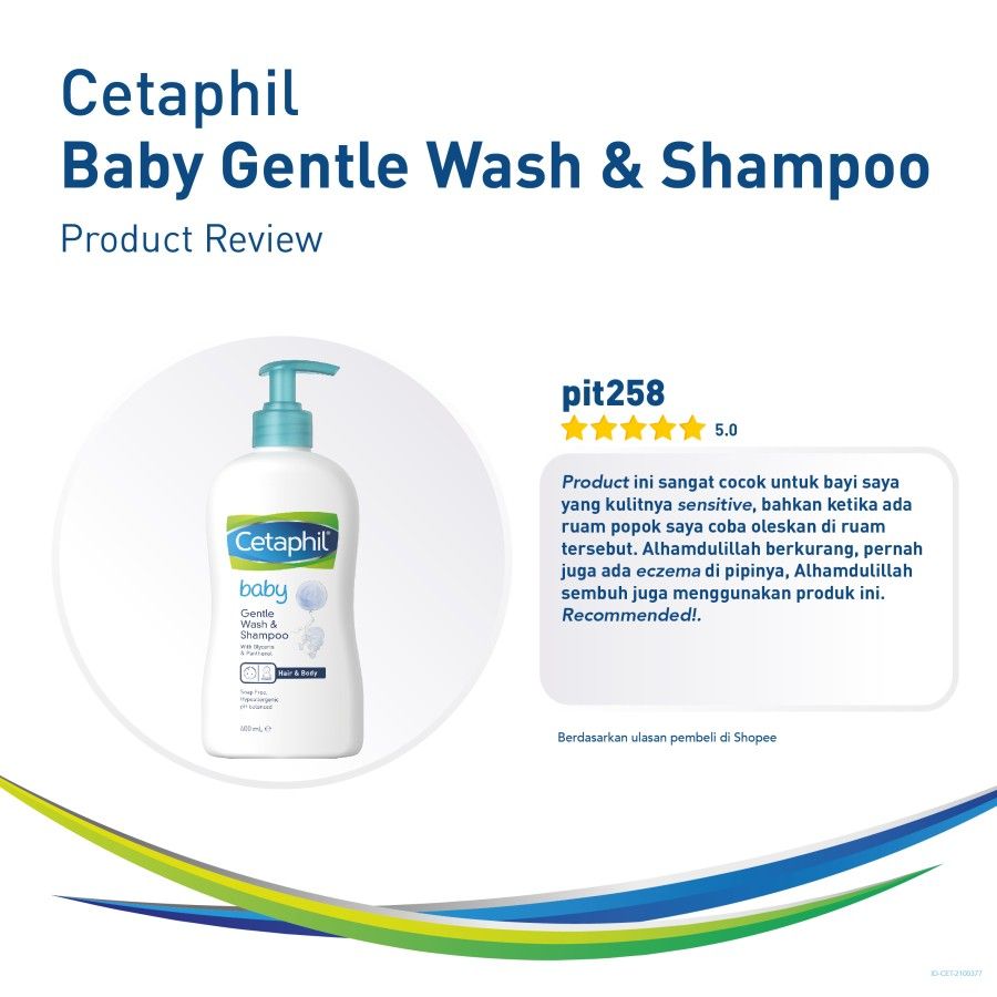 Cetaphil Baby Gentle Wash & Shampoo 400ml Sabun Mandi dan Shampo untuk Perawatan Kulit Bayi - 4