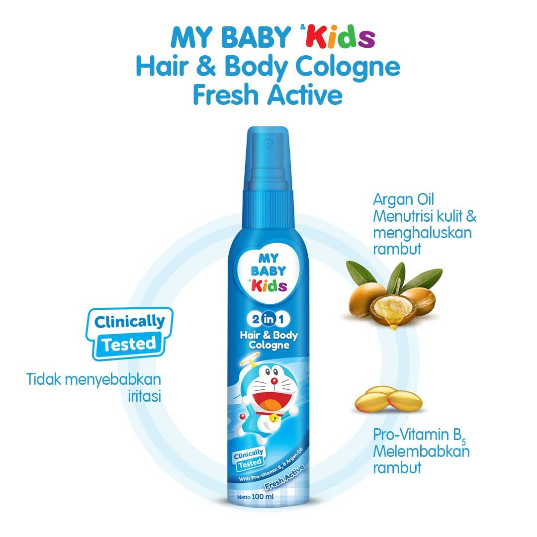 My Baby Kids 2IN1 Cologne 100ML-Blue - 2