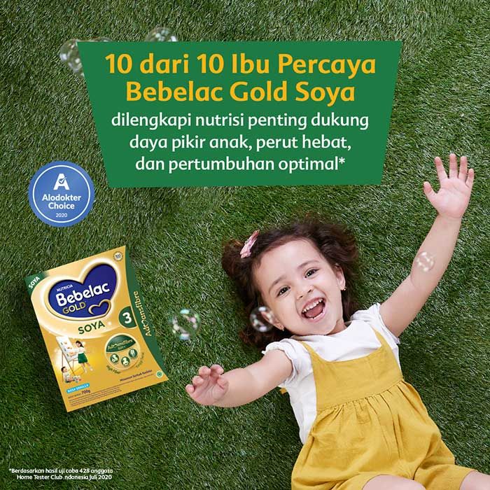 Bebelac Gold Soya 3 Vanila Formula Soya Bubuk 700 GR - 3