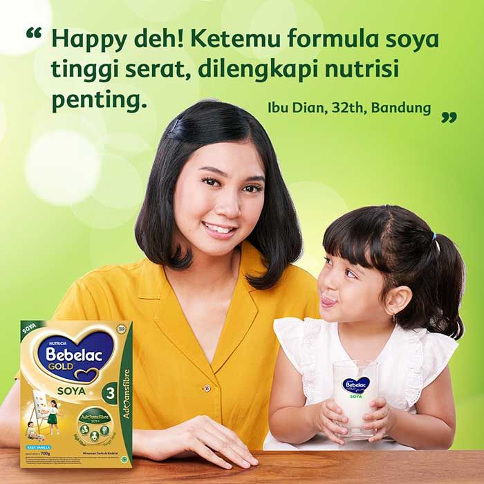 Bebelac Gold Soya 3 Vanila Formula Soya Bubuk 700 GR - 4