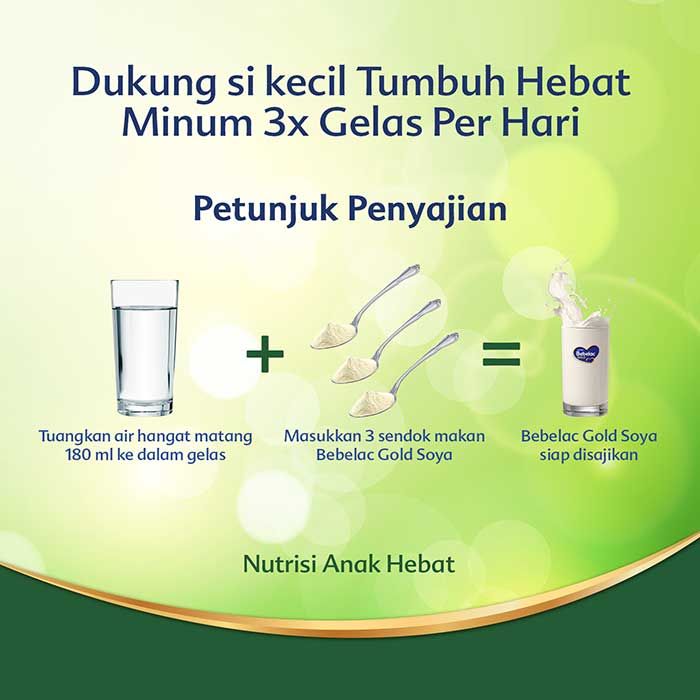 Bebelac Gold Soya 3 Vanila Formula Soya Bubuk 700 GR - 9