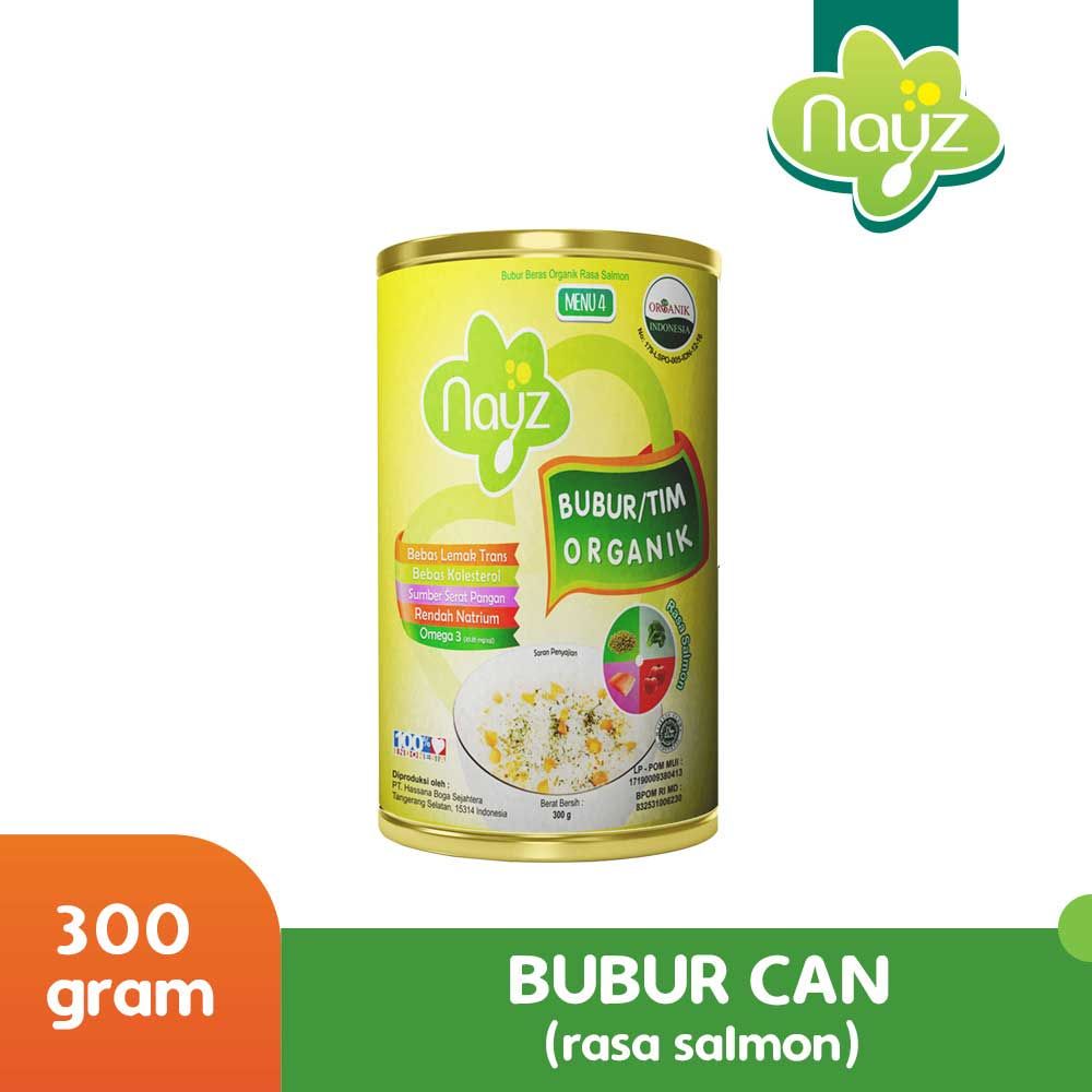 Nayz Bubur Tim Can Ikan Salmon 300gr - 1