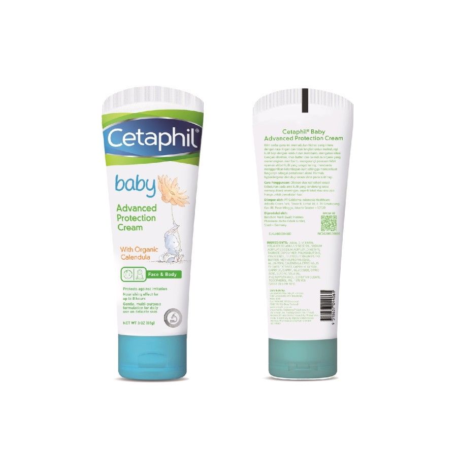 Cetaphil Baby Advanced Protection Cream with Organic Calendula 85g Krim Perawatan Pelembab Kulit Bayi - 2