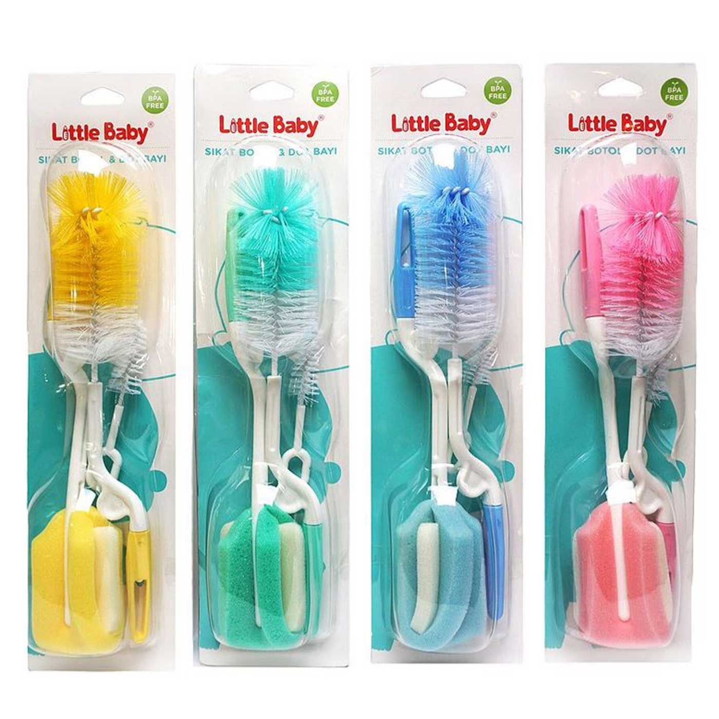 Little Baby Sikat Botol Isi 3pcs (WARNA RANDOM) - 1