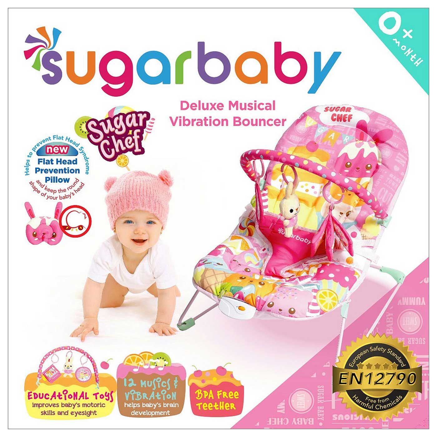 Sugar Baby Bouncer 1 Recline - Sugar Chef - 1