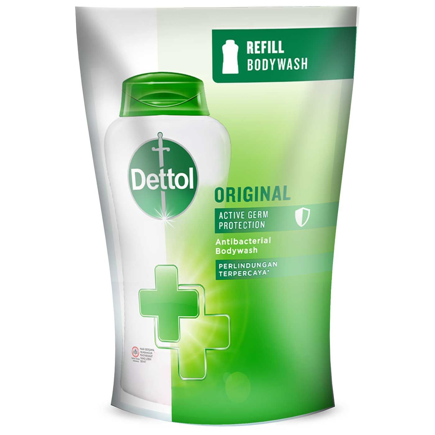 Dettol Sabun Mandi Cair Original 410g Refill - 1