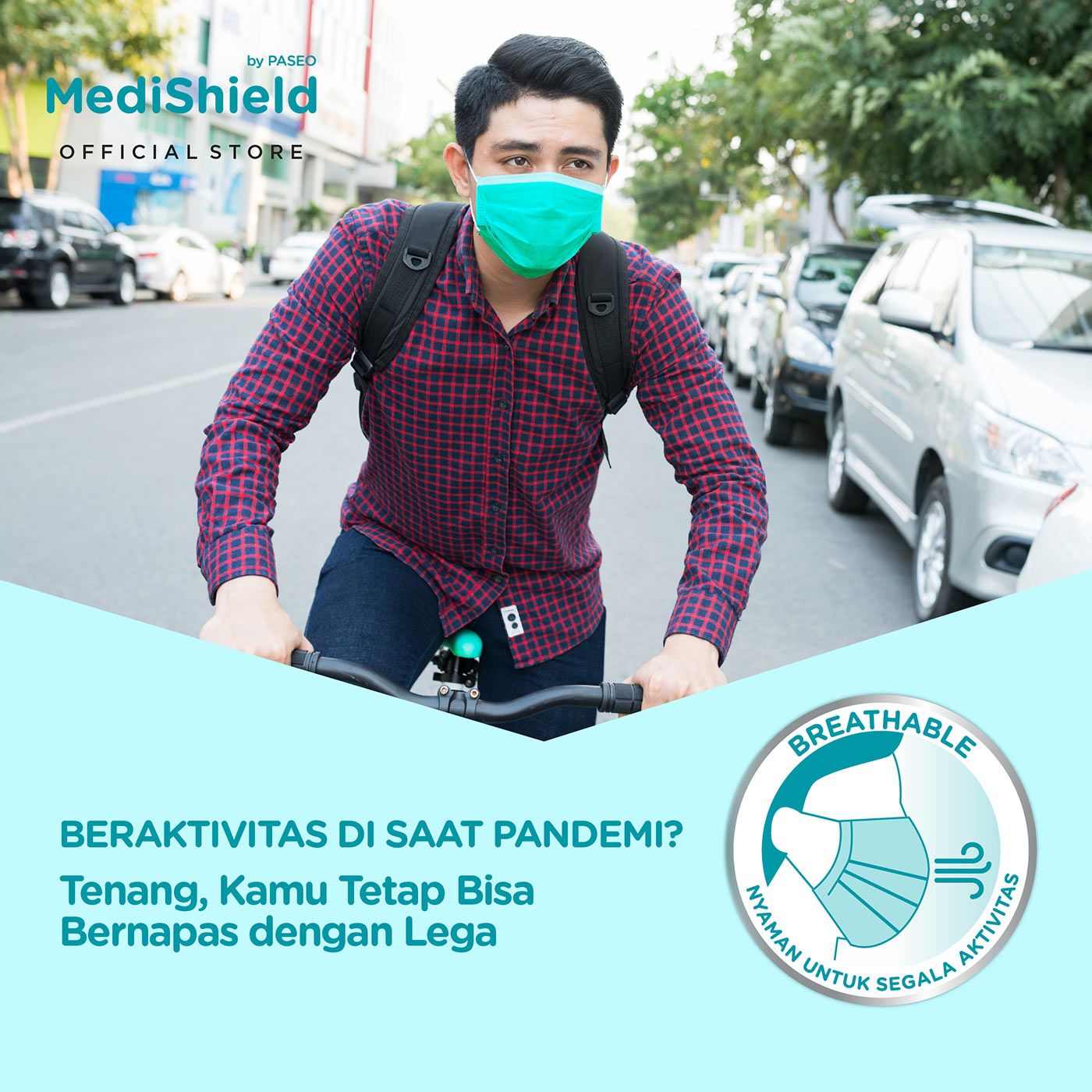 Medishield By Paseo Masker Sachet Earloop 10's - 4