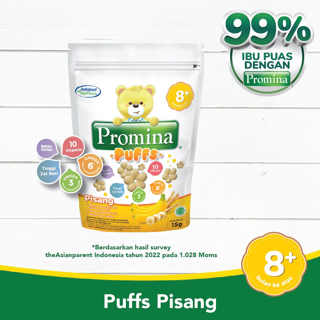 PROMINA PUFFS PISANG 15 GR X 1 PCS - 1