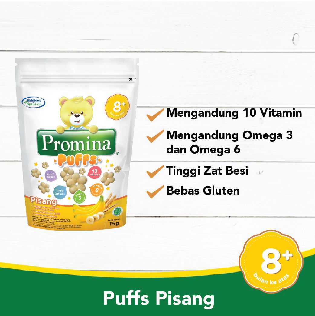 PROMINA PUFFS PISANG 15 GR X 1 PCS - 2