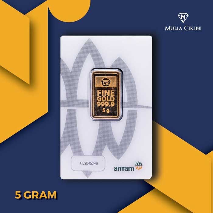 Antam Emas Logam Mulia 5 Gram Press - 1