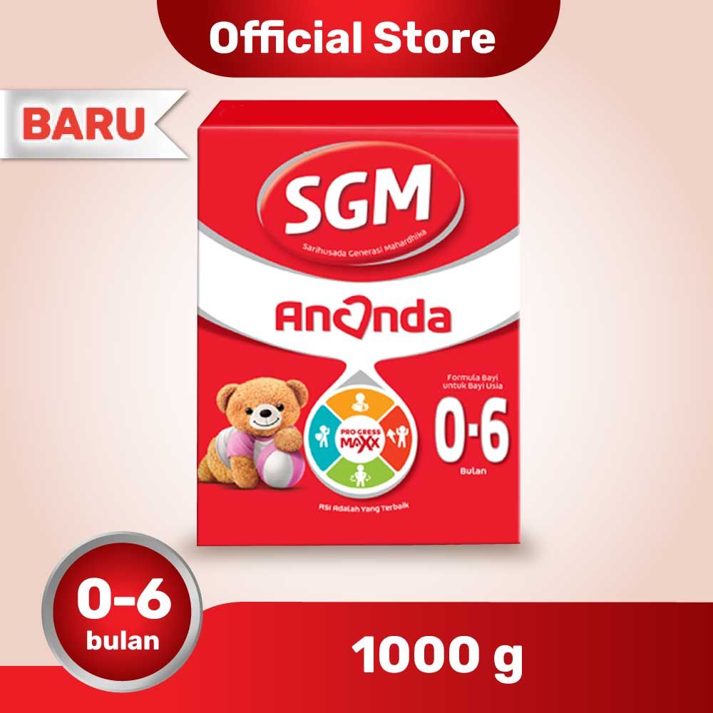 SGM Ananda 1 (0-6 Bulan) Formula Bayi Bubuk 1000gr NEW - 1