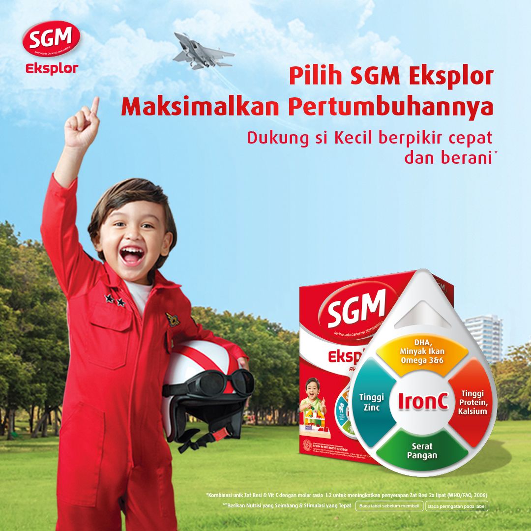 SGM Eksplor 1+ dengan IronC Susu Pertumbuhan Rasa Madu 400GR NEW - 3