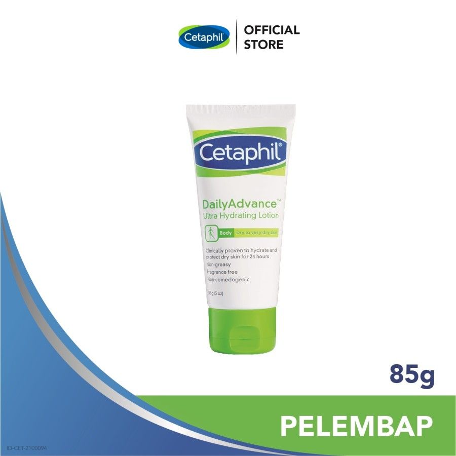 Cetaphil Daily Advance Ultra Hydrating Lotion 85g Pelembab Perawatan Tubuh Cocok Untuk Segala Jenis Kulit - 1