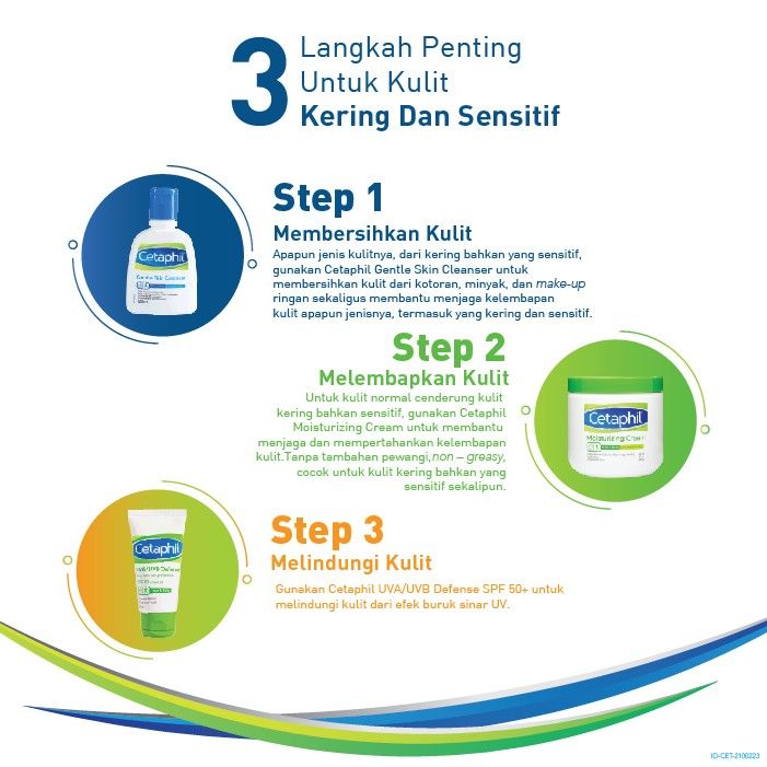 Cetaphil Moisturizing Cream 453g Skin Care Krim Pelembab Wajah untuk Segala Jenis Kulit - 3