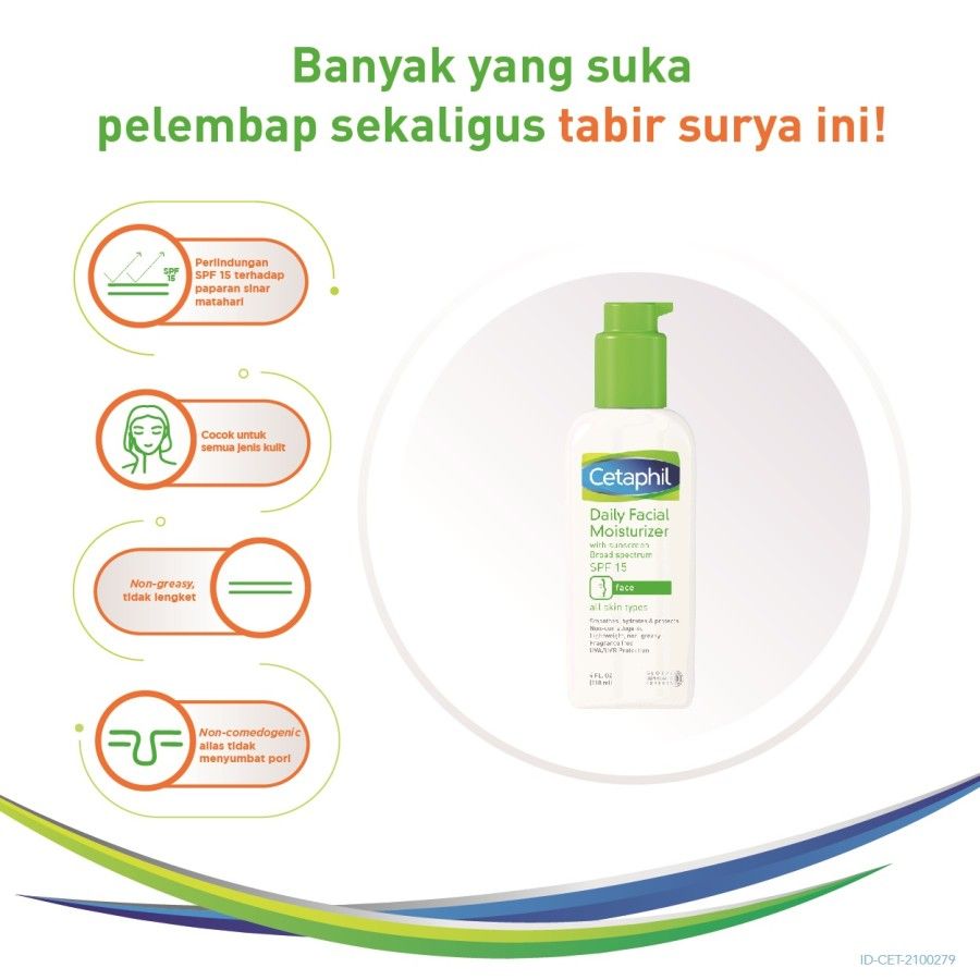 Cetaphil Daily Facial Moisturizer SPF 15/PA ++ 118ml Pelembab Wajah untuk Perawatan Kulit Setiap Hari - 4