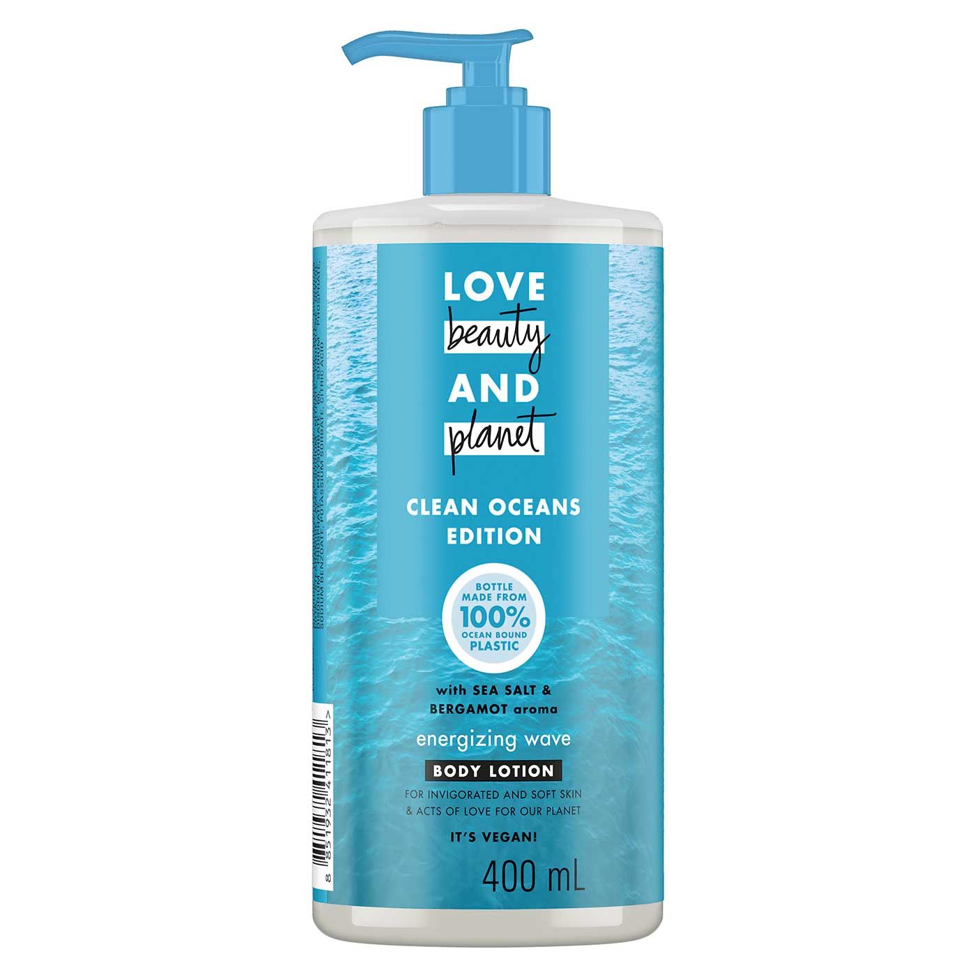 Love Beauty And Planet Body Lotion Sea Salt & Bergamot Energizing Wave 400Ml - 2