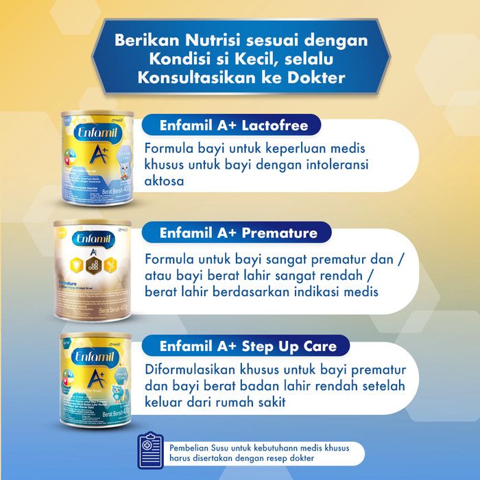 Enfamil A+ Lacto Free Susu Formula Bayi Bebas Laktosa 400g - 4