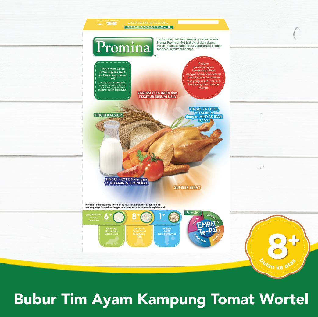 PROMINA BTI AYAM KAMPUNG TOMAT WORTEL BOX X 1PCS - 4