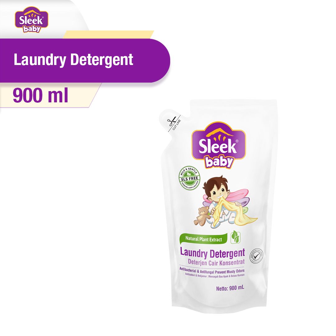 Sleek Baby Laundry Detergent Pouch 900ml - 1